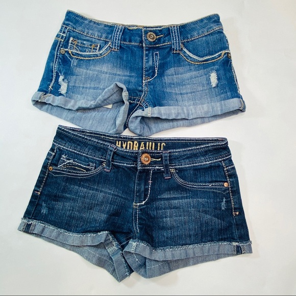 Hydraulic Pants - Hydraulic Denim Jean Shorts Bundle - Size 5/6